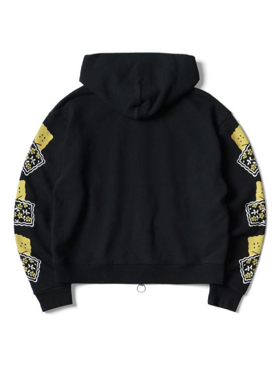  캐피탈  SWT 니트 집업  블랙 - KAPITAL