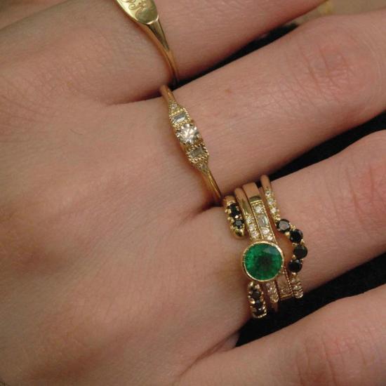  제니 권 디자인스 반지 제니 권이 디자인한 다이아몬드 쁘띠 데코 에라 링 - JENNIE KWON DESIGNS