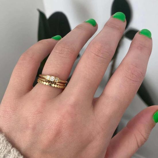  제니 권 디자인스 반지 제니 권이 디자인한 다이아몬드 쁘띠 데코 에라 링 - JENNIE KWON DESIGNS