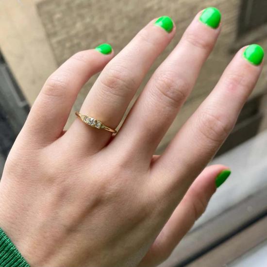  제니 권 디자인스 반지 제니 권이 디자인한 다이아몬드 쁘띠 데코 에라 링 - JENNIE KWON DESIGNS