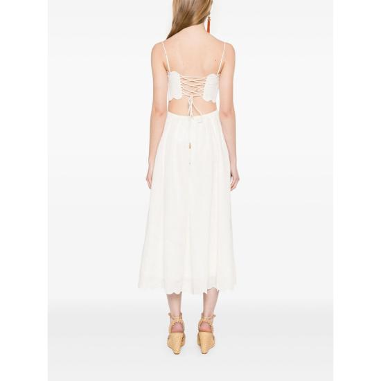 25FW 짐머만 숏 원피스 1760DSS251 IVORY NEUTRALS - ZIMMERMANN