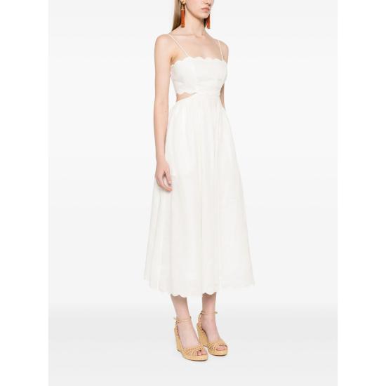 25FW 짐머만 숏 원피스 1760DSS251 IVORY NEUTRALS - ZIMMERMANN