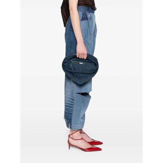 25SS 페데리코 시나 토트백 MDTB01 01 MIDI DENIM BLUE - FEDERICO CINA