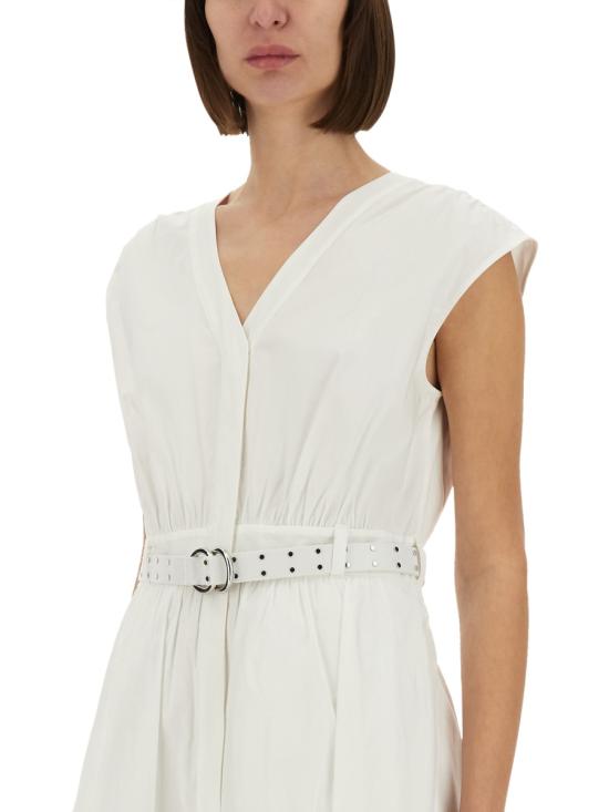 25SS 마이클 코어스 미디 원피스 MS5830KF4C 100WHITE - MICHAEL KORS