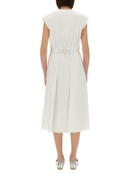 25SS 마이클 코어스 미디 원피스 MS5830KF4C 100WHITE - MICHAEL KORS