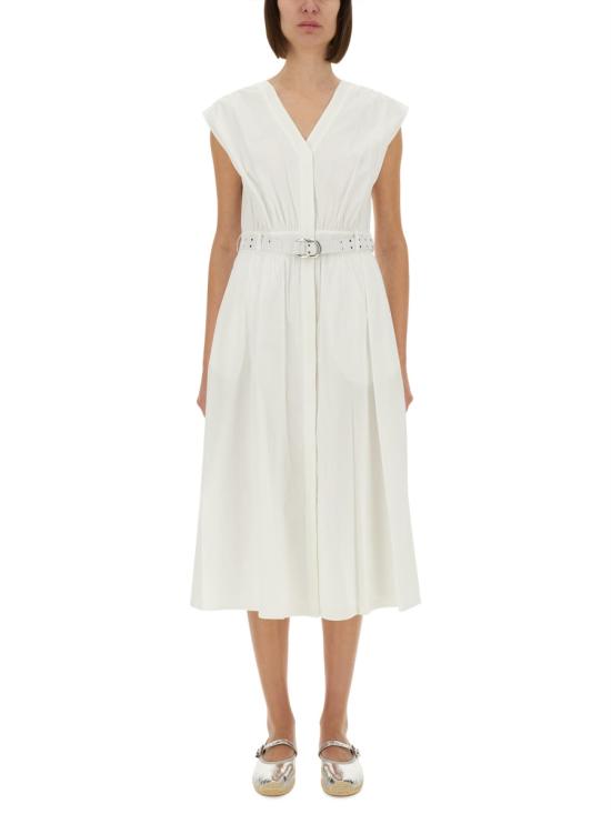 25SS 마이클 코어스 미디 원피스 MS5830KF4C 100WHITE