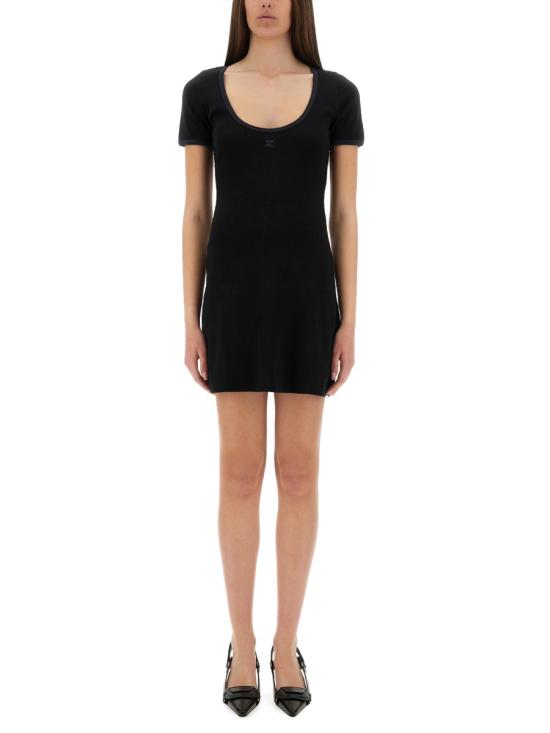 25SS 쿠레쥬 숏 원피스 225JRO600 JS0203B175 BLACK