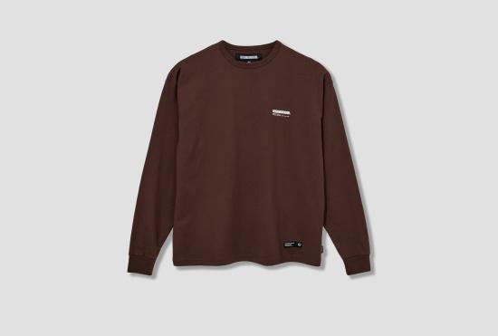 25SS 네이버후드 긴팔 티셔츠 251FPNH CSM03 BR