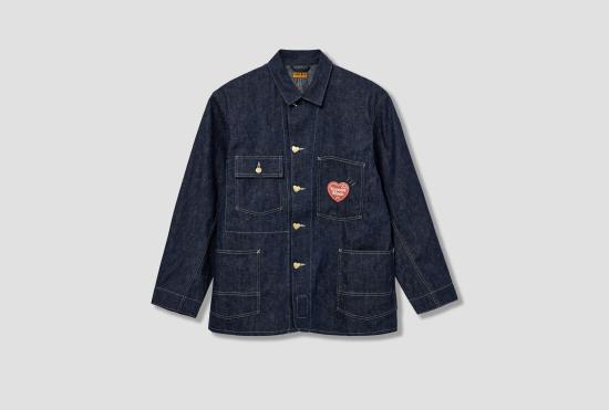 25SS 휴먼메이드 데님 자켓 데님 오버올 파스트 HM29JK004 블루