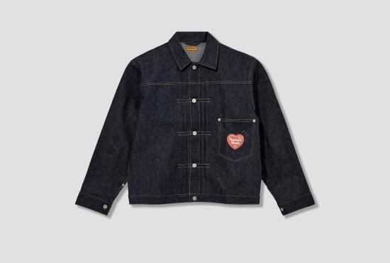 25SS 휴먼메이드 데님 자켓 데님 워크 재킷 파스트 HM29JK002 블루