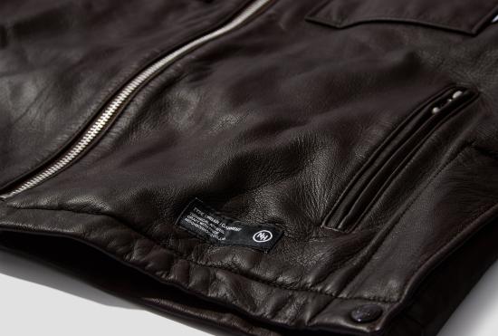 25SS 네이버후드 가죽 자켓 251SZNH JKM01 BR - NEIGHBORHOOD