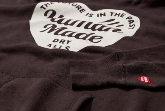 25SS 휴먼메이드 긴팔 티셔츠 츠리아미 후디 HM29CS015 브라운 - HUMANMADE