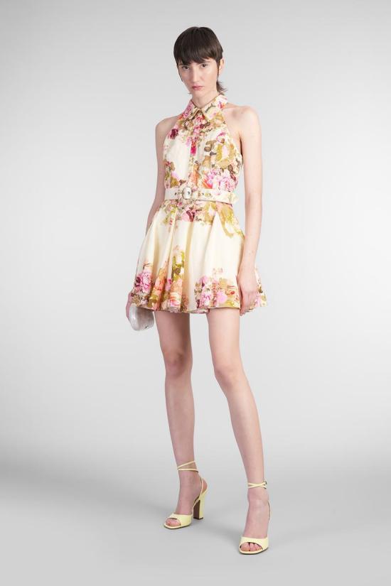 25SS Hemant & Nandita 숏 원피스 415724 HN SAMA 5766 Beige - OTHER BRANDS