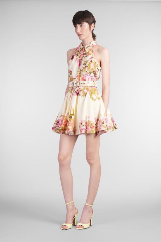 25SS Hemant & Nandita 숏 원피스 415724 HN SAMA 5766 Beige - OTHER BRANDS