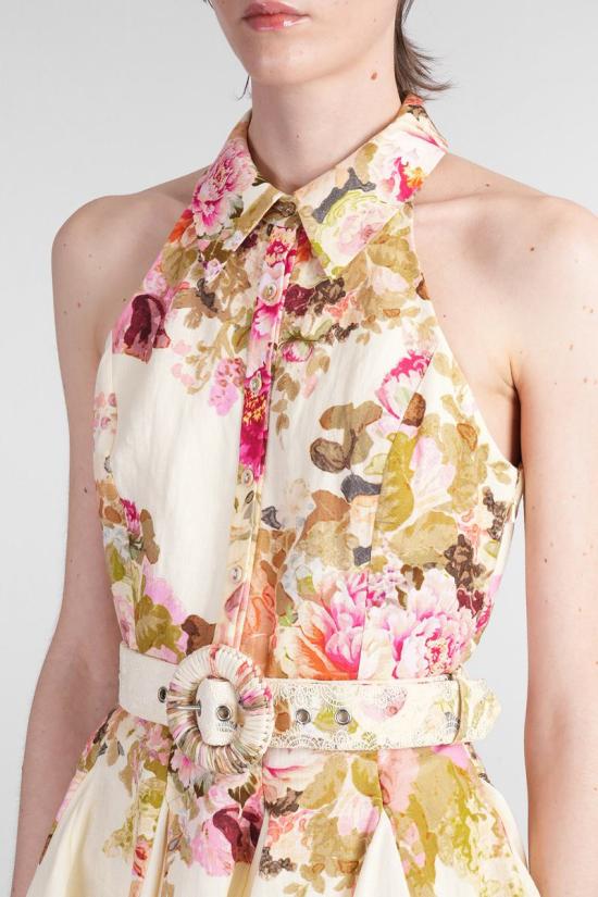 25SS Hemant & Nandita 숏 원피스 415724 HN SAMA 5766 Beige - OTHER BRANDS