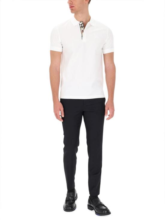 26SS 버버리 코튼 폴로 티셔츠  8099166 A1464 WHITE - BURBERRY