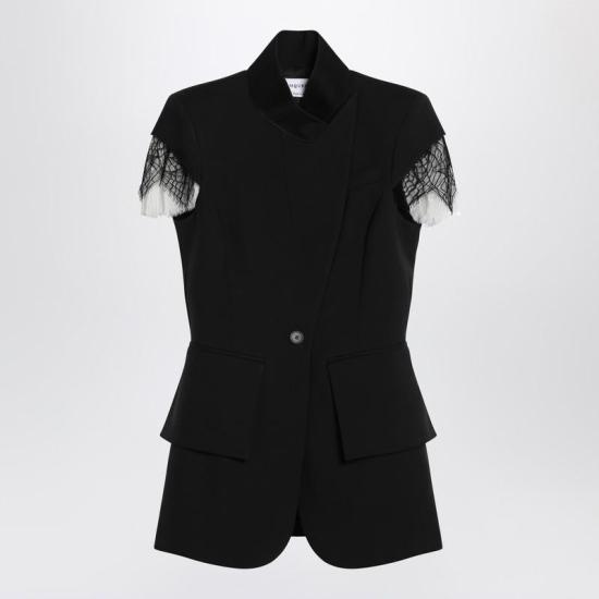 25SS 알렉산더 맥퀸 아우터 822747QJADK Q ALEXQ 1000 Black