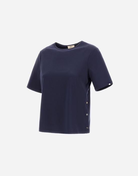 25SS 에르노 반팔 티셔츠 JG000258D 52063 9281 Blu - HERNO