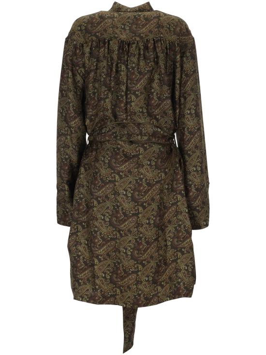 25SS 생로랑 긴팔 티셔츠 830263 Y6K901355 KAKI BORDEAUX - SAINT LAURENT