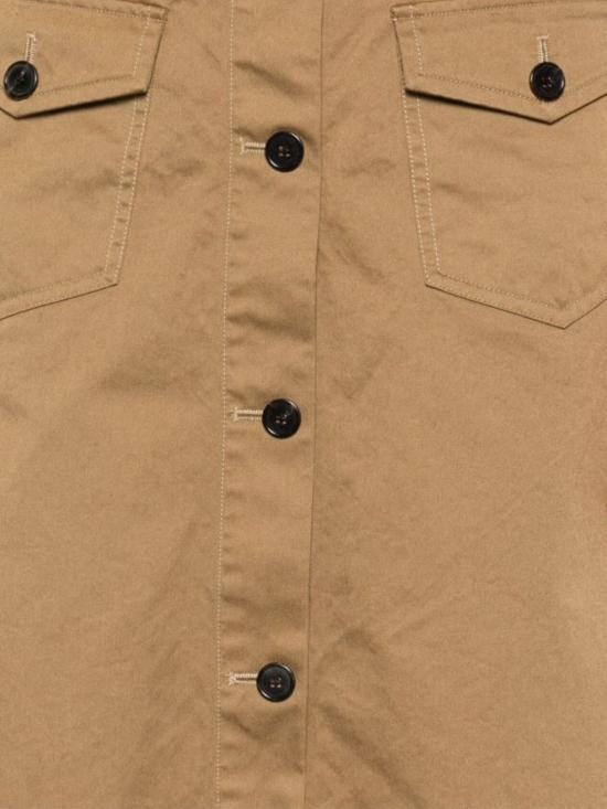 25SS 생로랑 미디 스커트 817344 Y04VY2100 CHATAIN - SAINT LAURENT