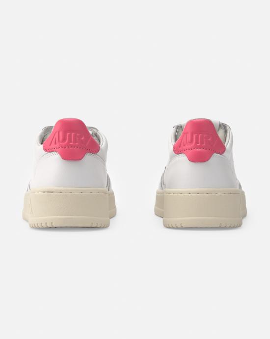 25SS 오트리 메달리스트 로우 스니커즈 AULW LL78 WHT TEAROSE - AUTRY