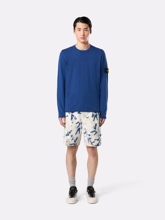 25SS 스톤 아일랜드 스웨터 K1S155100052S00B0V1022 BRIGHT BLUE DOM - STONE ISLAND