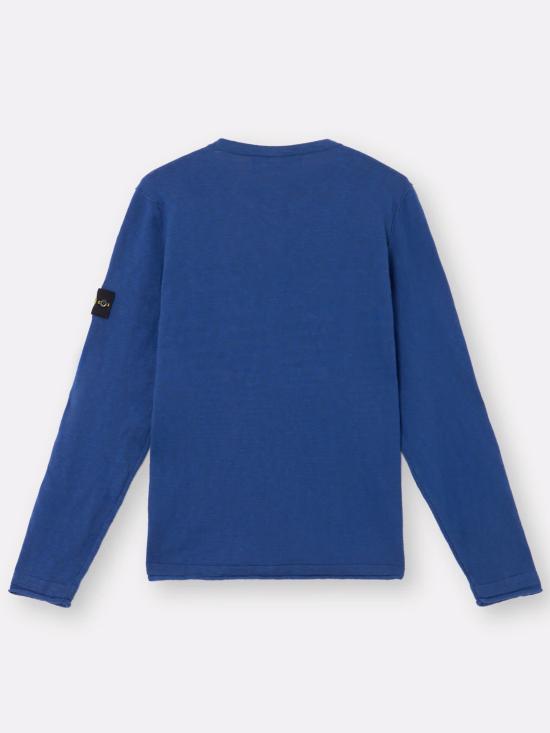 25SS 스톤 아일랜드 스웨터 K1S155100052S00B0V1022 BRIGHT BLUE DOM - STONE ISLAND