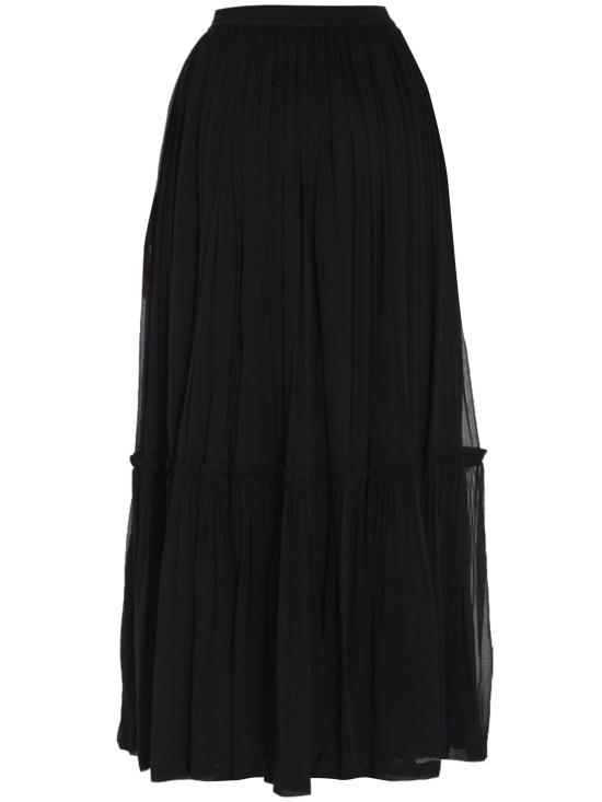 25SS 생로랑 미디 스커트 823141 Y115W1000 Black