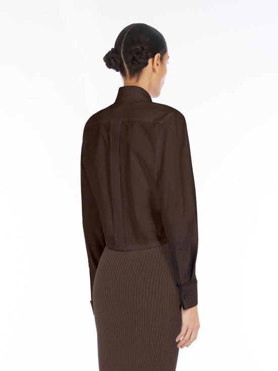 25SS 막스마라 블라우스 2511111243600 041 Brown - MAX MARA