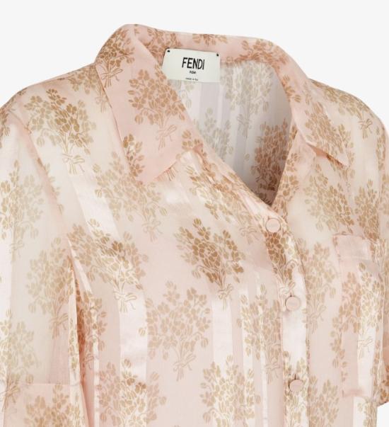 25SS 펜디 미디 원피스 FDD297 AUQEF1RX7 Strawberry - FENDI