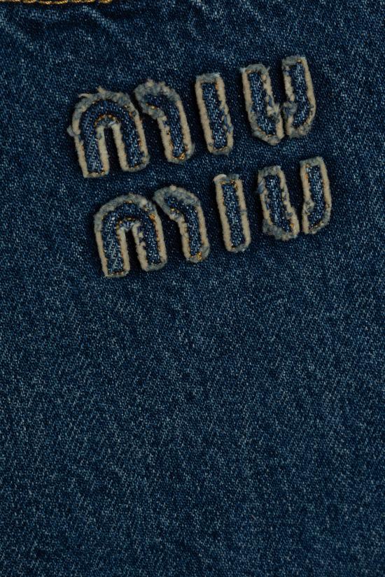 25SS 미우미우 숏 원피스 GWA2191568 F0008 BLEU - MIU MIU