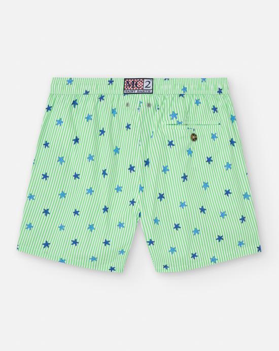25SS 세인트바쓰 스윔팬츠 COM0009 02175H STARFISH STRIPES 7517 Green - MC2 SAINT BARTH