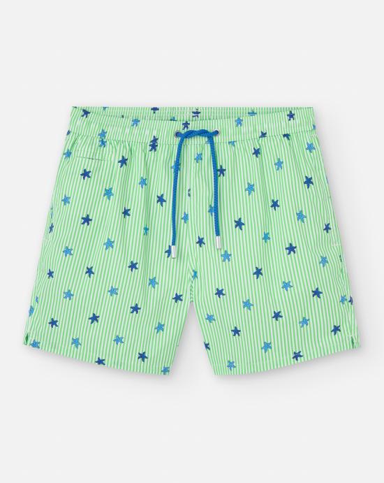 25SS 세인트바쓰 스윔팬츠 COM0009 02175H STARFISH STRIPES 7517 Green