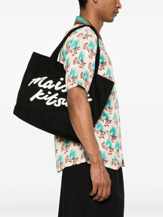 25SS 메종키츠네 핸드라이팅 토트백 OW05124WW9042P199 DOM - MAISON KITSUNE