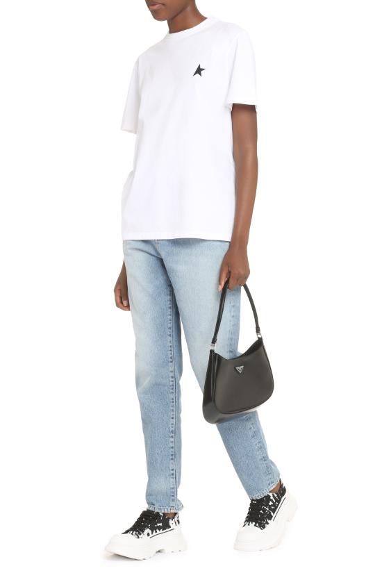 25SS 골든구스 반팔 티셔츠 GWP01220P000593 10364 WHITE - GOLDEN GOOSE