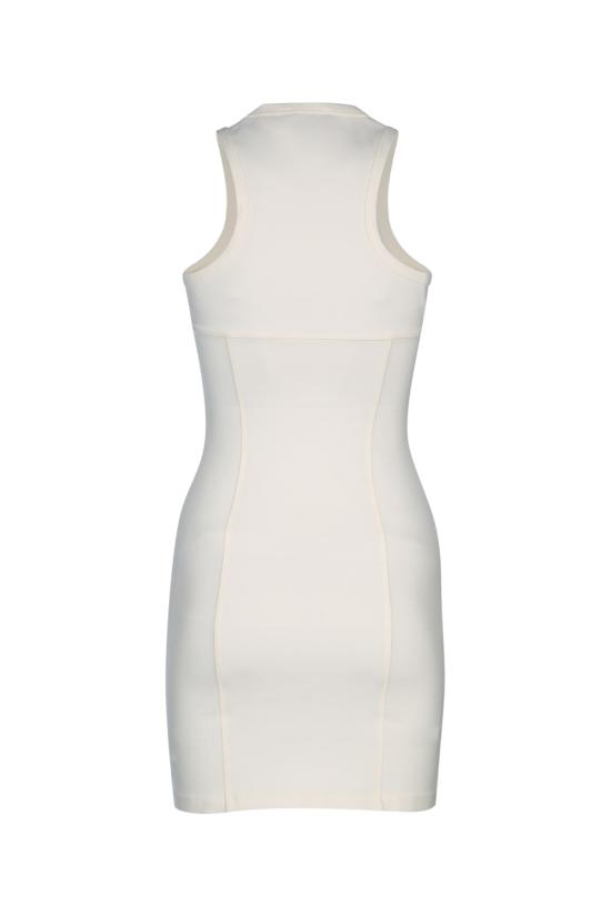  토미진 미디 원피스 DW0DW18131 YBH ANCIENTWHITE - TOMMY JEANS