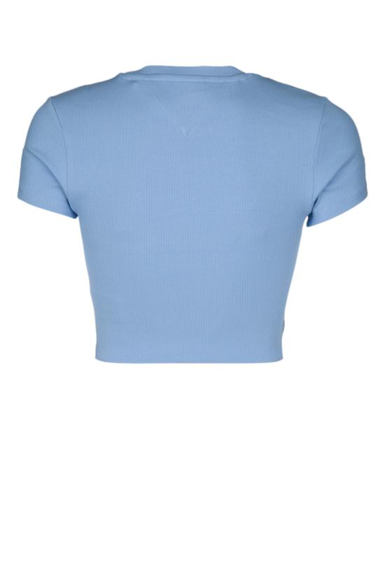  토미진 반팔 티셔츠 DW0DW17986 C3S MODERATEBLUE - TOMMY JEANS