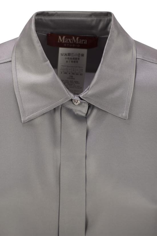 25FW 막스마라 스튜디오 셔츠 2426116022600 080 LIGHT BLUE - MAX MARA STUDIO