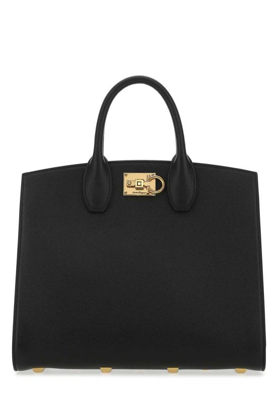 25FW 살바토레 페라가모 토트백 210398740941 NEROBON BLACK