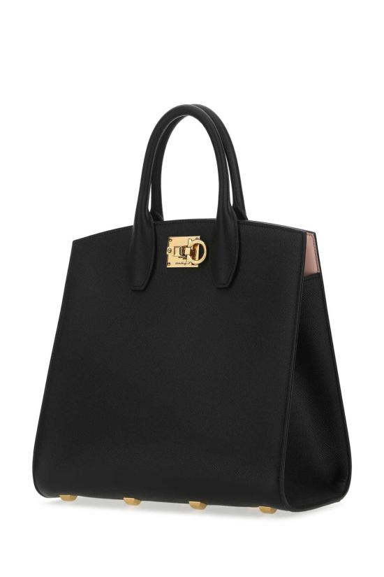 25FW 살바토레 페라가모 토트백 210398740941 NEROBON BLACK - SALVATORE FERRAGAMO
