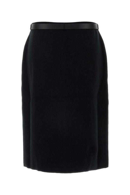25SS 살바토레 페라가모 미디 스커트 112960780696 NERO BLACK - SALVATORE FERRAGAMO