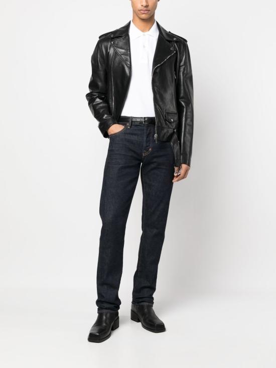 25SS 톰포드 폴로 티셔츠 JPS002JMC007S23 AW002 WHITE - TOMFORD