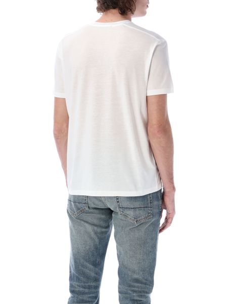 25SS 톰포드 반팔 티셔츠 JCS004JMT002S23 AW002 WHITE - TOMFORD