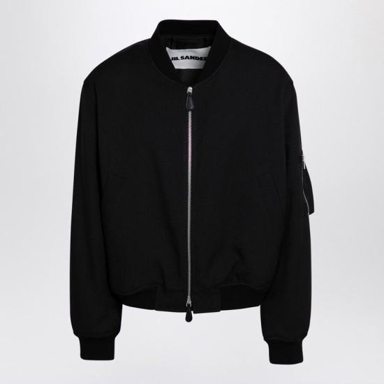 25SS 질샌더 자켓 J22BN0241J70001 001 BLACK