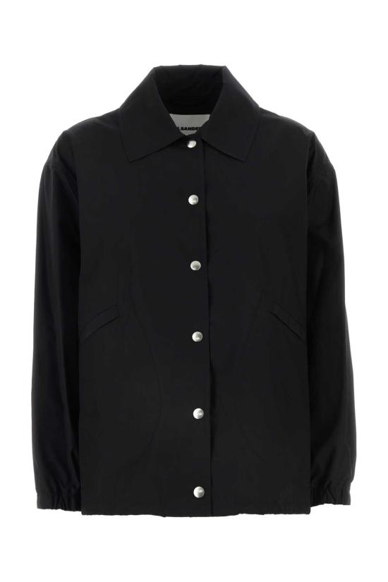 25SS 질샌더 자켓 J04AM0001J45026 001 BLACK