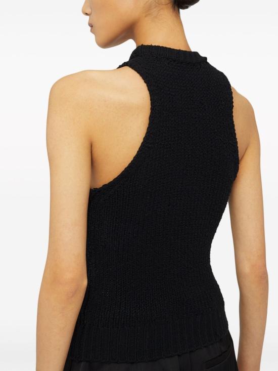  질샌더 민소매 티셔츠 J03NC0226J15425 001 BLACK - JIL SANDER