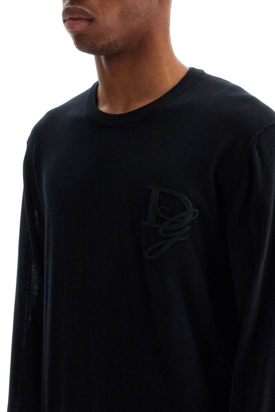 24FW 돌체앤가바나 스웨터 GXX02ZJAWXR N0000 BLACK - DOLCE & GABBANA