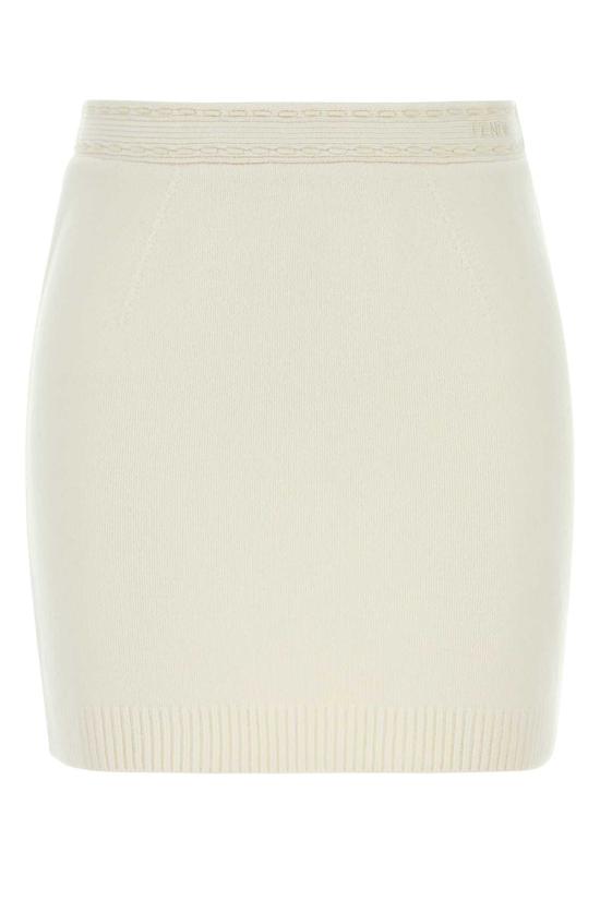 24FW 펜디 숏 스커트 FZQ758ASJJ F08QQ WHITE