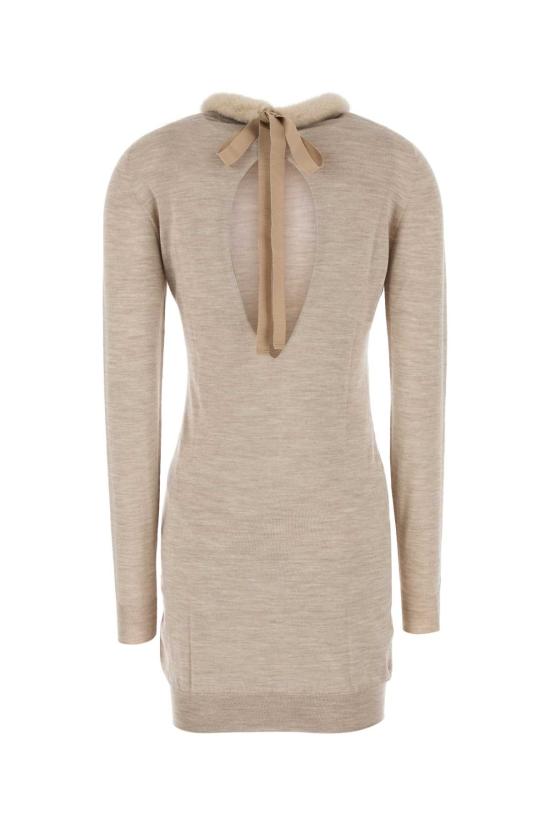 24FW 펜디 숏 원피스 FZDD15ATPE F1QYI BEIGE O TAN - FENDI