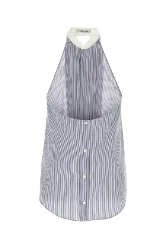  펜디 반팔 셔츠 FS1248AR6B F1O0X STRIPPED - FENDI